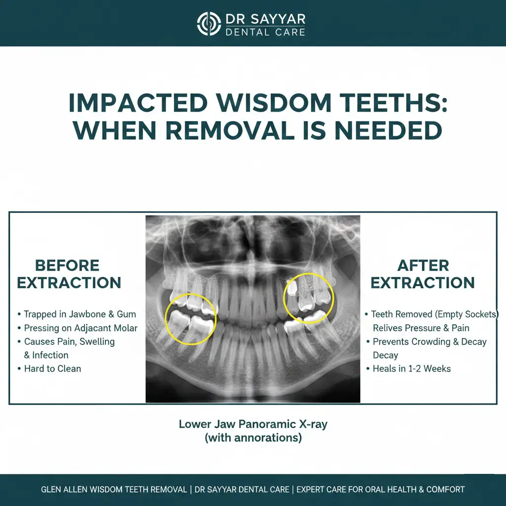 Are Your Wisdom Teeth Impacted? When Glen Allen Dentists Recommend Removal
