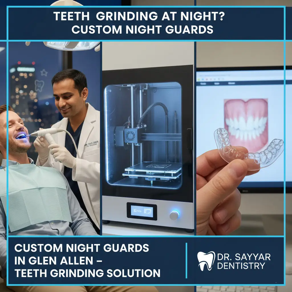 Teeth Grinding at Night? How Glen Allen Dentists Create Custom Night Guards