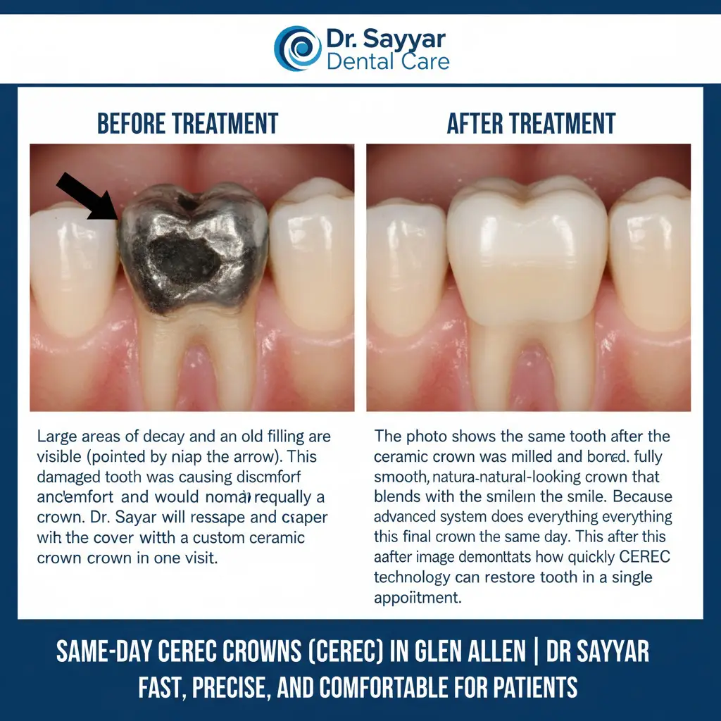 Same-Day Dental Crowns in Glen Allen: How CEREC Technology Saves You Time