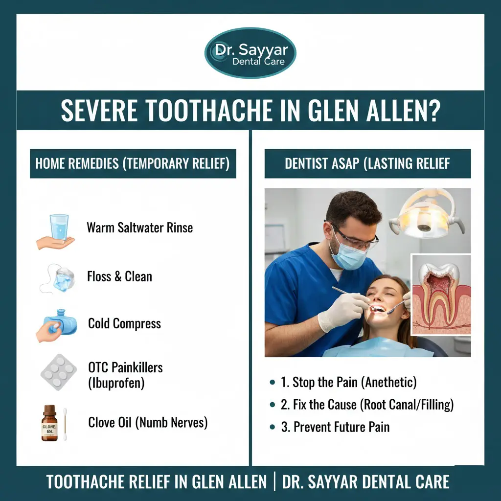 Severe Toothache in Glen Allen? Home Remedies and When to See a Dentist ASAP