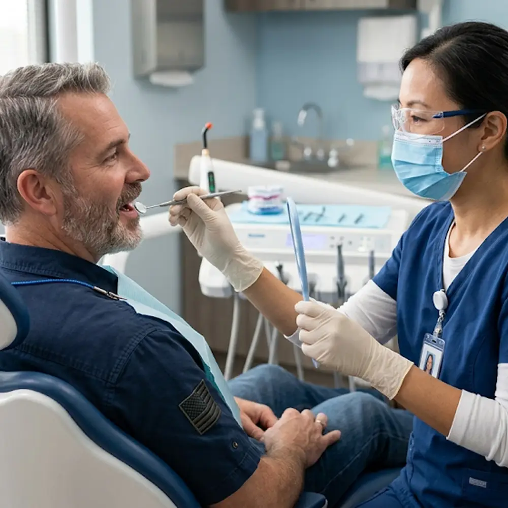 Veteran Gum Treatment Follow-Up Petersburg & Glen Allen, VA | Dr. Sayyar Dentistry